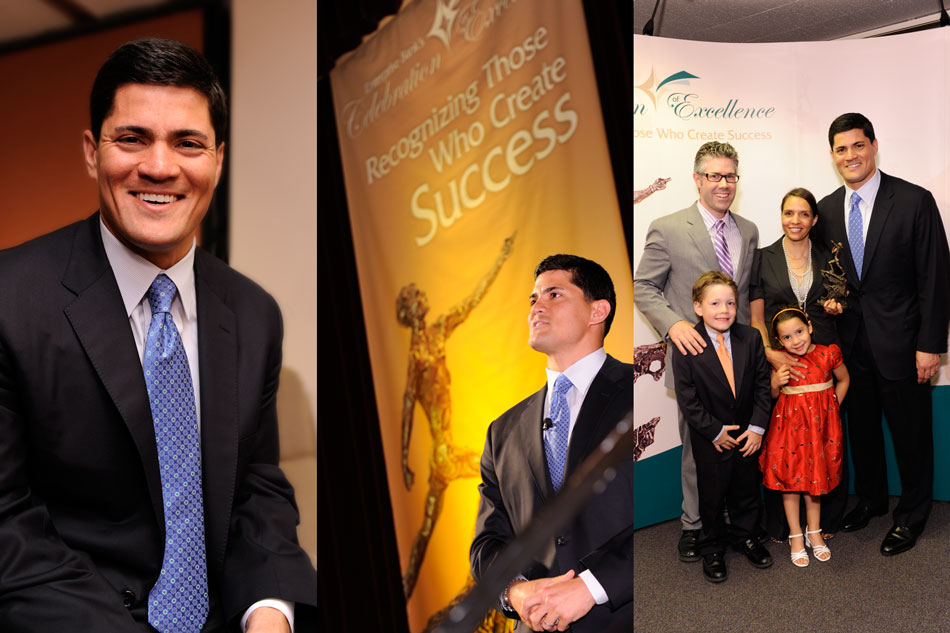 Enterprise Bank COE and Tedy Bruschi