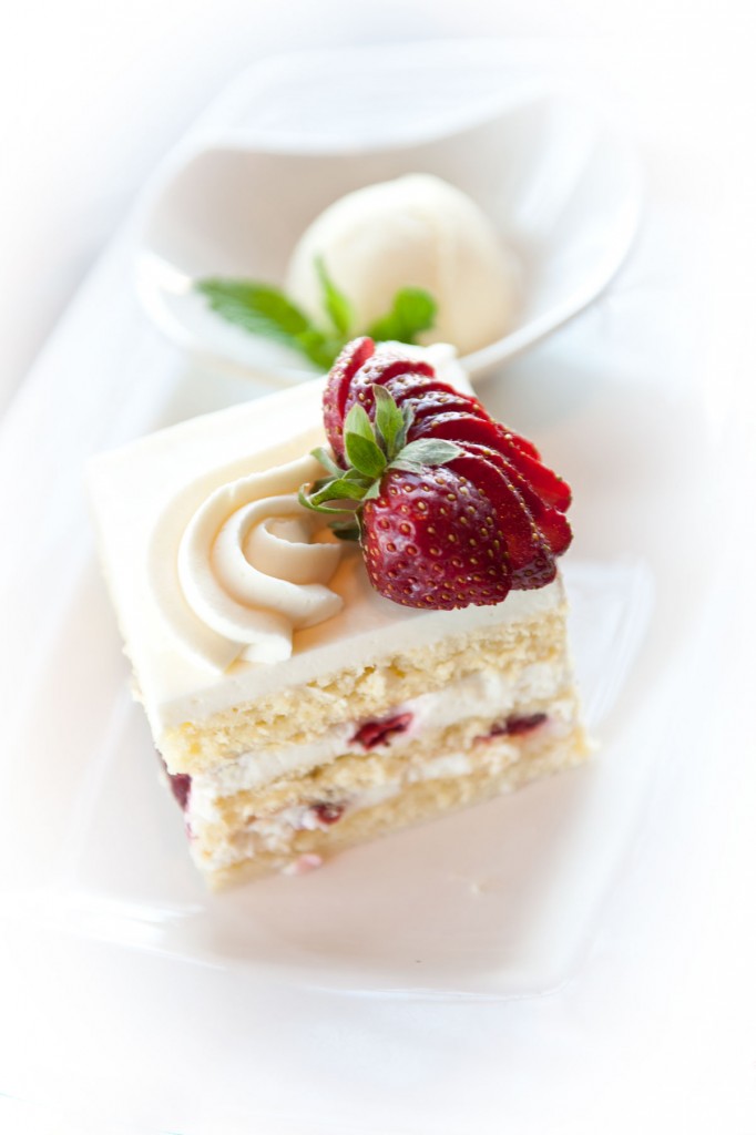 Strawberry Limoncello Cassata Cake at Tuscan Kitchen