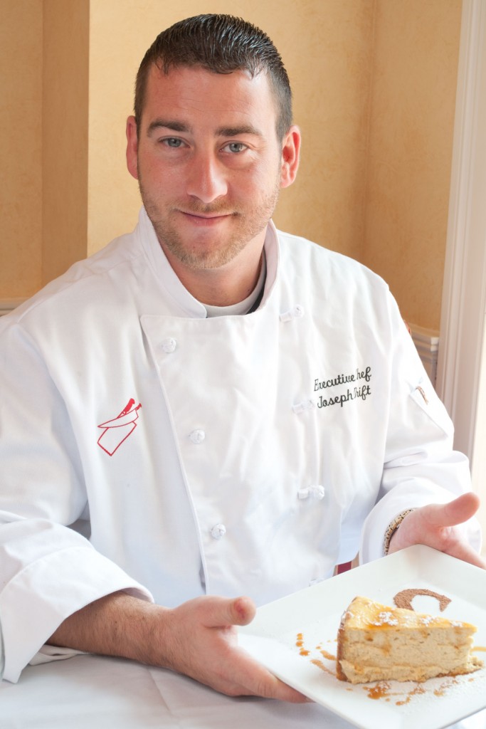 Pumpkin Cheesecake at the Saffron Bistro in Nashua NH