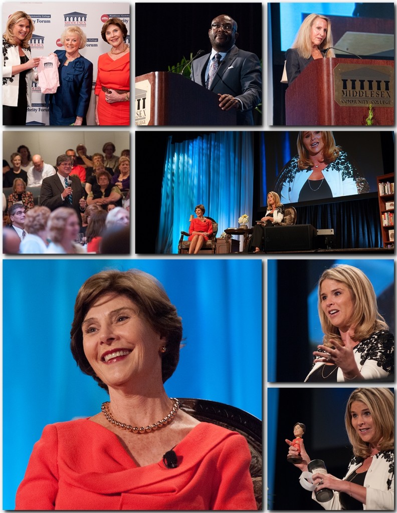 Middlesex Community College Celebrity Forum 2013 with Laura Bush and Jenna Bush Hager