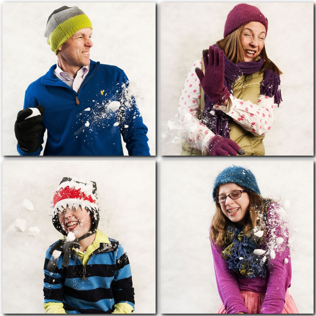 Christmas Cards and Snowball Fights with the Slobbering Beast