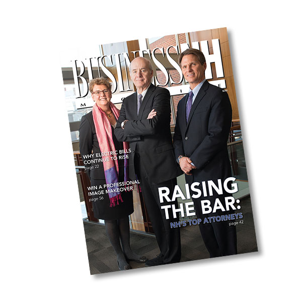 Cover Shot with Business NH Magazine NH's Top Attorneys
